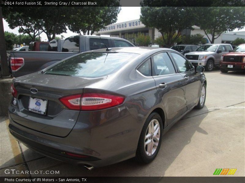 Sterling Gray / Charcoal Black 2014 Ford Fusion SE
