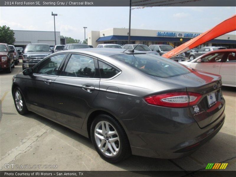 Sterling Gray / Charcoal Black 2014 Ford Fusion SE