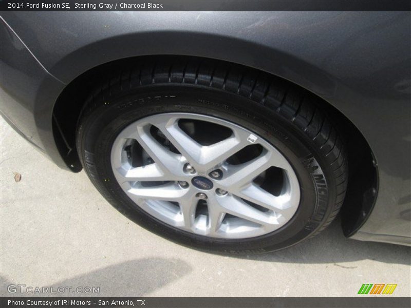Sterling Gray / Charcoal Black 2014 Ford Fusion SE