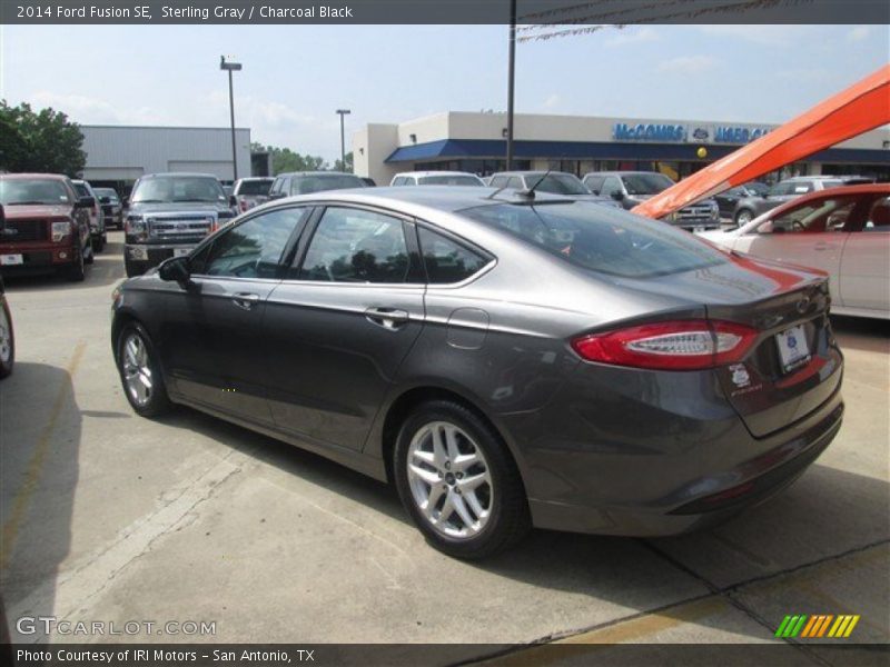 Sterling Gray / Charcoal Black 2014 Ford Fusion SE