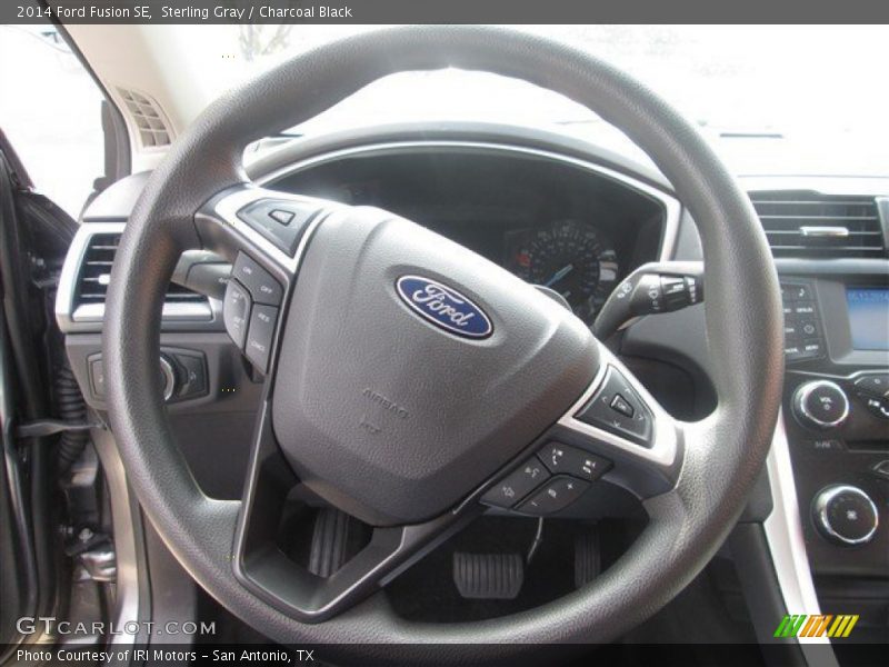 Sterling Gray / Charcoal Black 2014 Ford Fusion SE