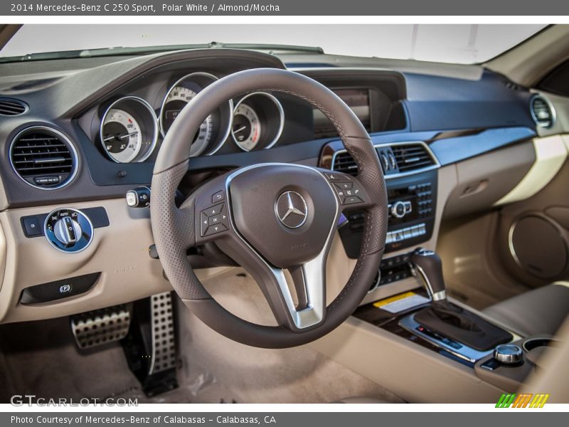 Polar White / Almond/Mocha 2014 Mercedes-Benz C 250 Sport