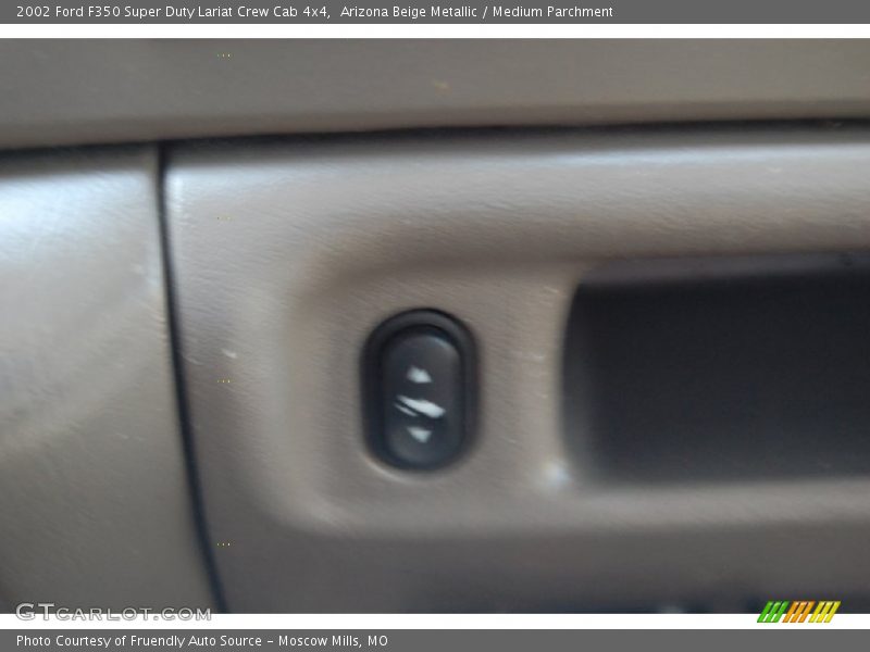 Arizona Beige Metallic / Medium Parchment 2002 Ford F350 Super Duty Lariat Crew Cab 4x4