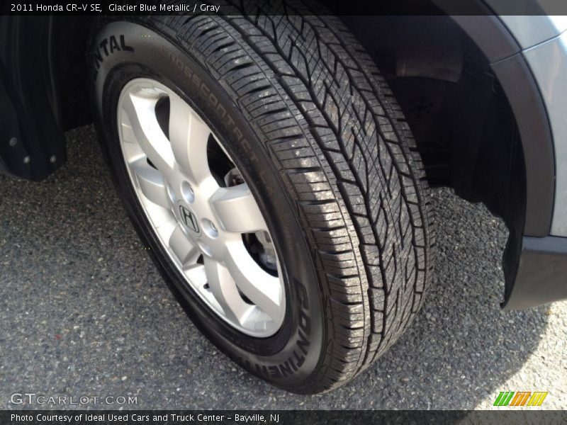 Glacier Blue Metallic / Gray 2011 Honda CR-V SE