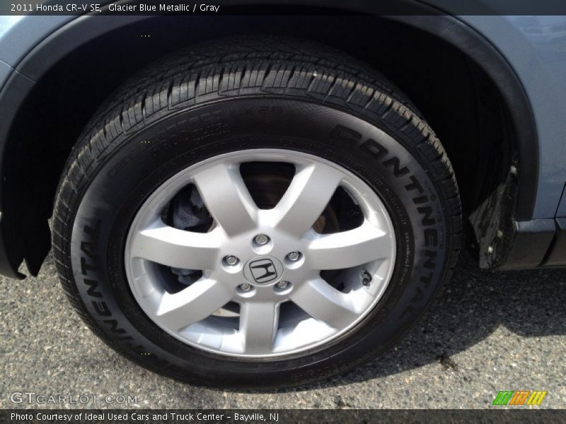 Glacier Blue Metallic / Gray 2011 Honda CR-V SE