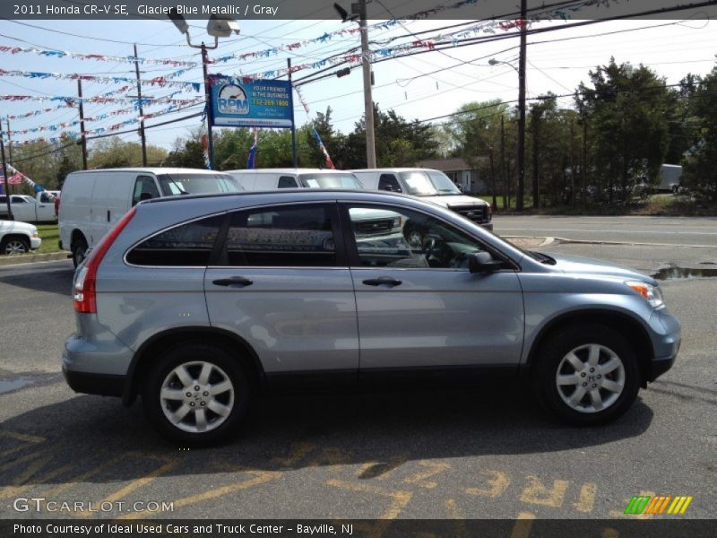 Glacier Blue Metallic / Gray 2011 Honda CR-V SE
