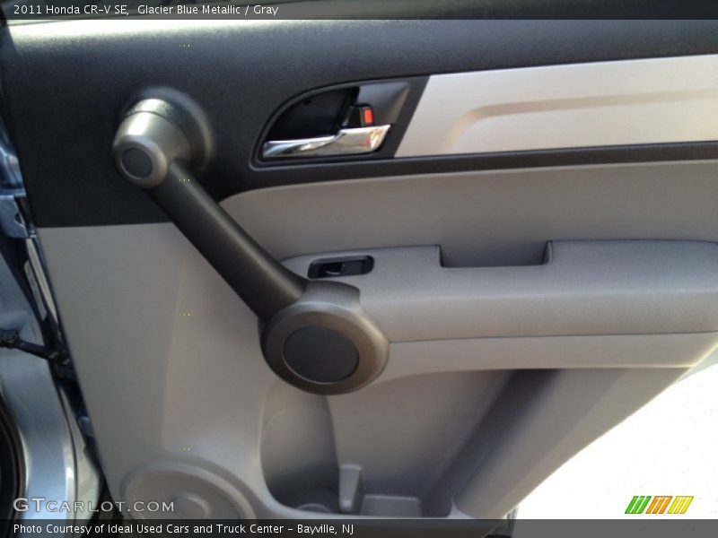 Glacier Blue Metallic / Gray 2011 Honda CR-V SE