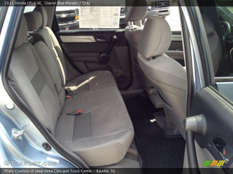 Glacier Blue Metallic / Gray 2011 Honda CR-V SE
