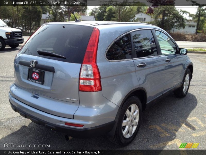 Glacier Blue Metallic / Gray 2011 Honda CR-V SE