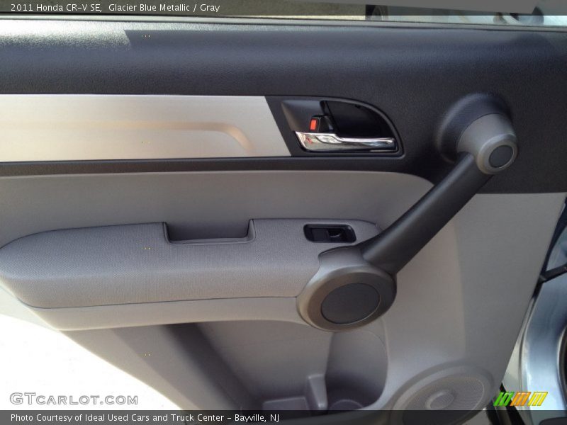 Glacier Blue Metallic / Gray 2011 Honda CR-V SE
