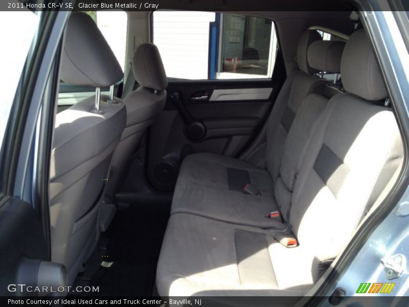 Glacier Blue Metallic / Gray 2011 Honda CR-V SE