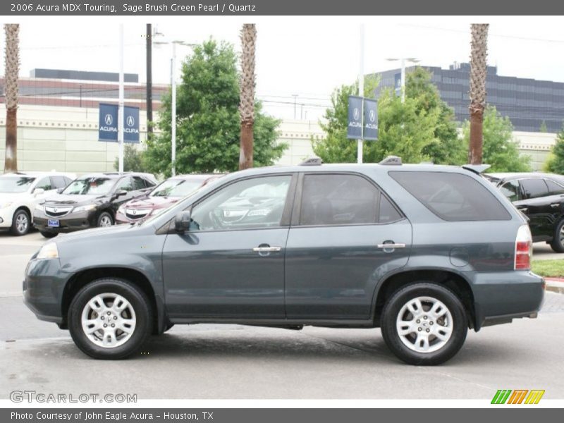Sage Brush Green Pearl / Quartz 2006 Acura MDX Touring