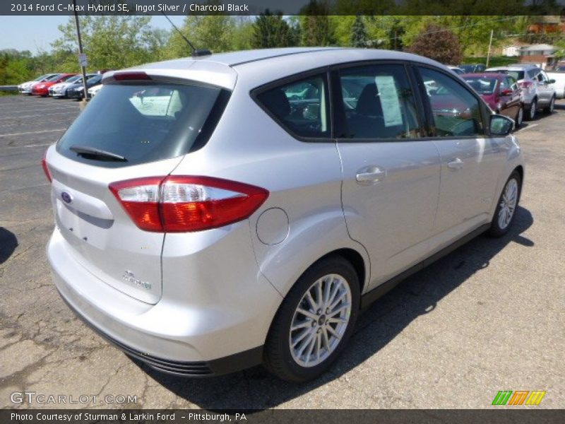 Ingot Silver / Charcoal Black 2014 Ford C-Max Hybrid SE