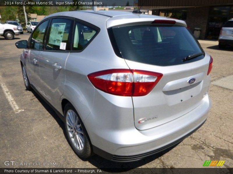 Ingot Silver / Charcoal Black 2014 Ford C-Max Hybrid SE