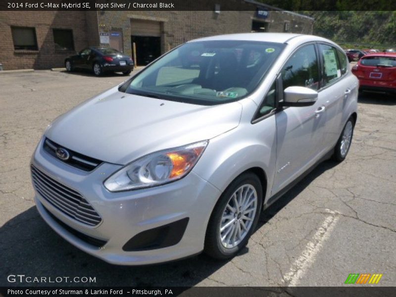 Ingot Silver / Charcoal Black 2014 Ford C-Max Hybrid SE