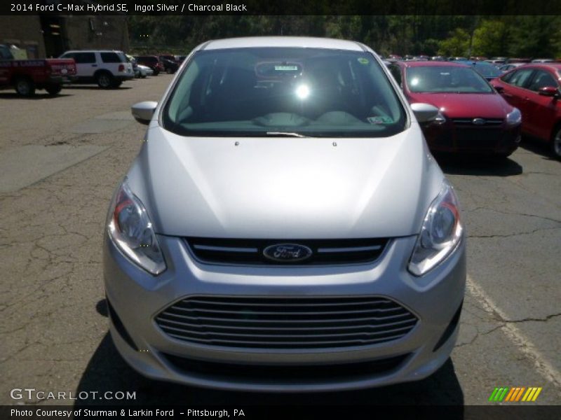 Ingot Silver / Charcoal Black 2014 Ford C-Max Hybrid SE