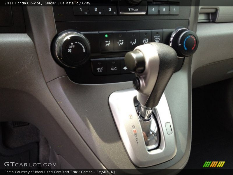 Glacier Blue Metallic / Gray 2011 Honda CR-V SE