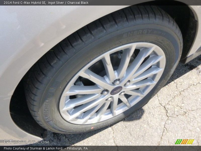 Ingot Silver / Charcoal Black 2014 Ford C-Max Hybrid SE