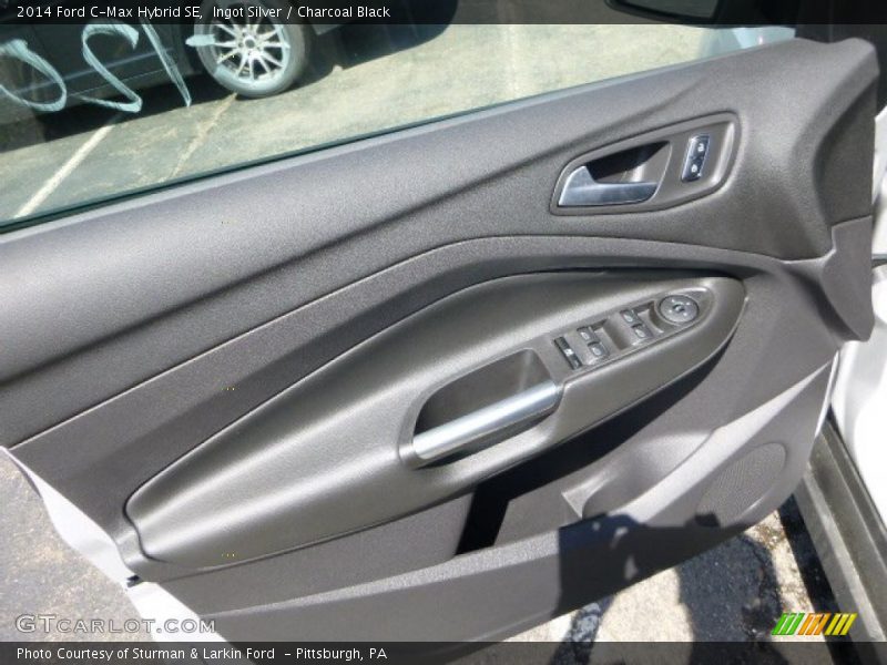 Ingot Silver / Charcoal Black 2014 Ford C-Max Hybrid SE