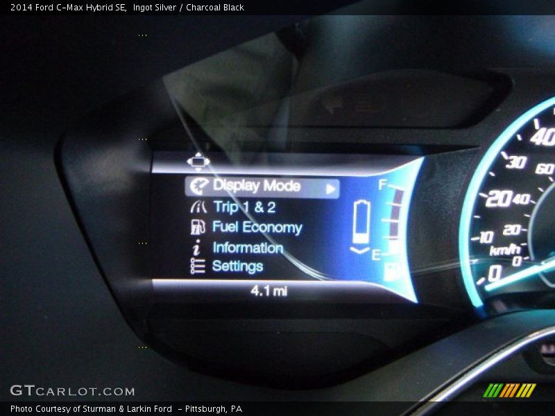 Ingot Silver / Charcoal Black 2014 Ford C-Max Hybrid SE