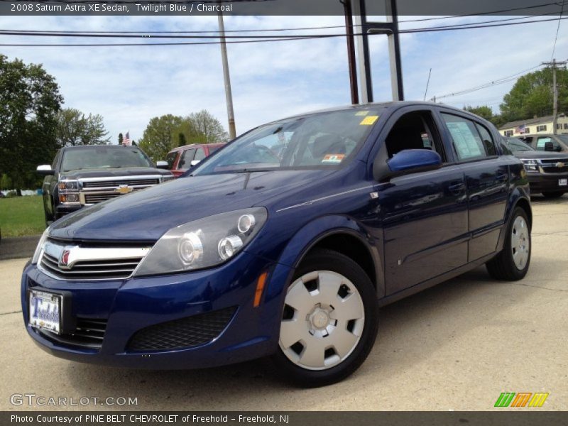 Twilight Blue / Charcoal 2008 Saturn Astra XE Sedan