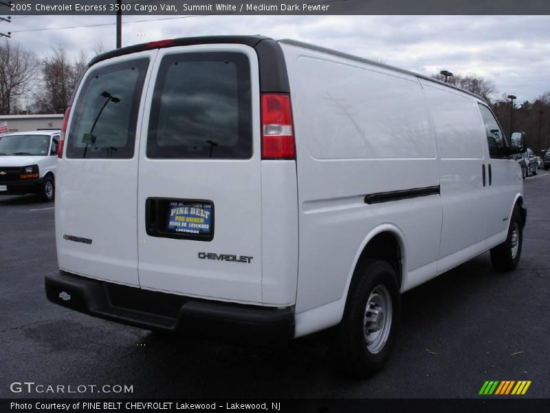 Summit White / Medium Dark Pewter 2005 Chevrolet Express 3500 Cargo Van