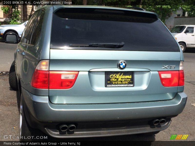 Grey Green Metallic / Beige 2003 BMW X5 4.4i