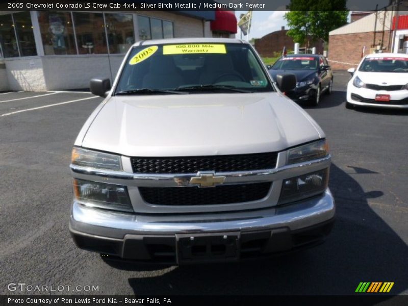 Silver Birch Metallic / Medium Dark Pewter 2005 Chevrolet Colorado LS Crew Cab 4x4