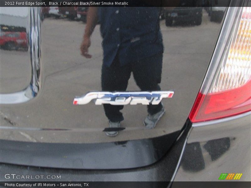 Black / Charcoal Black/Silver Smoke Metallic 2012 Ford Edge Sport