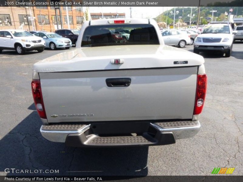Silver Birch Metallic / Medium Dark Pewter 2005 Chevrolet Colorado LS Crew Cab 4x4