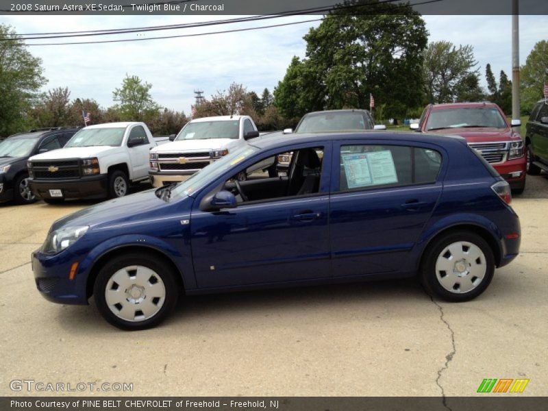 Twilight Blue / Charcoal 2008 Saturn Astra XE Sedan