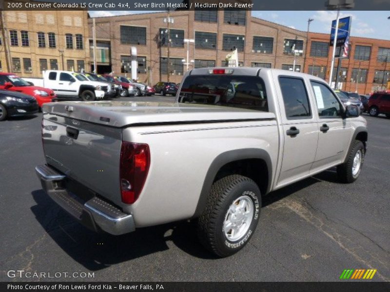 Silver Birch Metallic / Medium Dark Pewter 2005 Chevrolet Colorado LS Crew Cab 4x4
