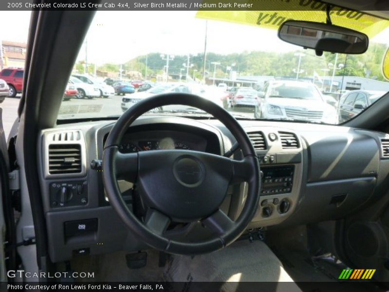 Silver Birch Metallic / Medium Dark Pewter 2005 Chevrolet Colorado LS Crew Cab 4x4