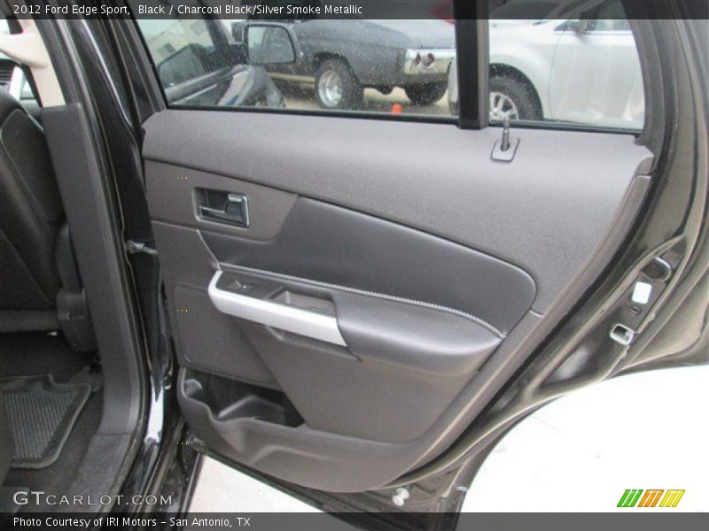 Black / Charcoal Black/Silver Smoke Metallic 2012 Ford Edge Sport