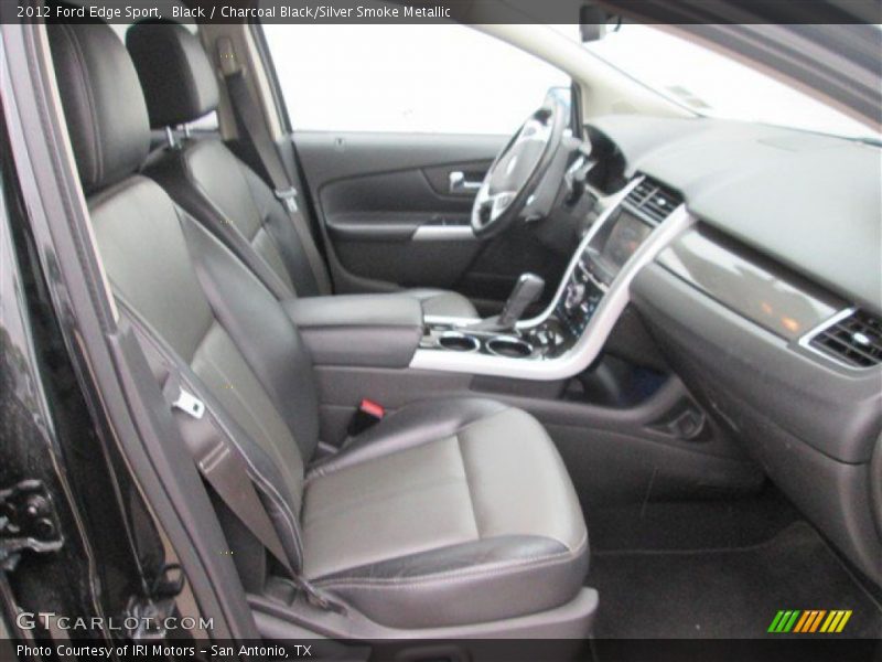Black / Charcoal Black/Silver Smoke Metallic 2012 Ford Edge Sport