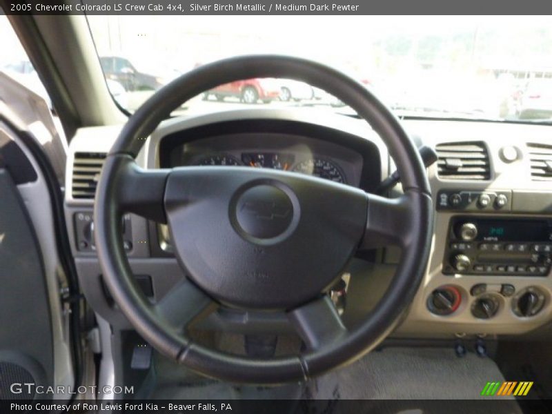 Silver Birch Metallic / Medium Dark Pewter 2005 Chevrolet Colorado LS Crew Cab 4x4