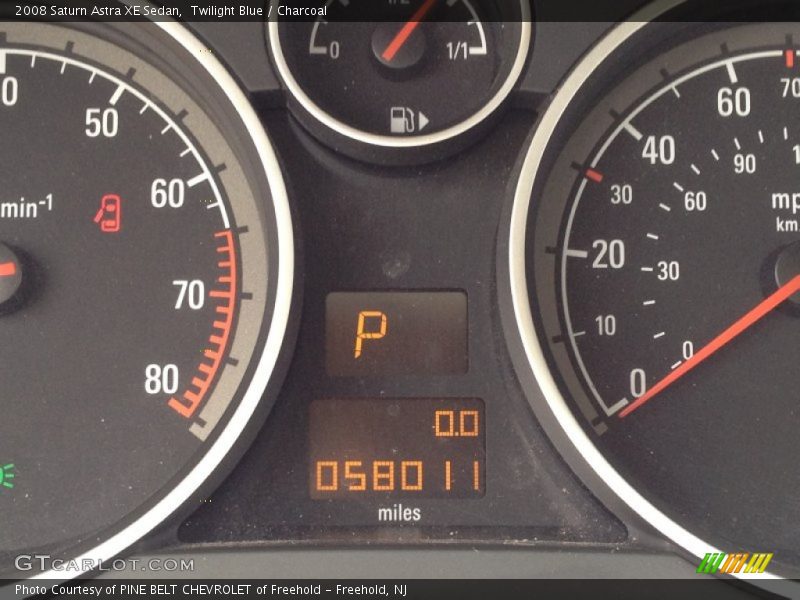 Twilight Blue / Charcoal 2008 Saturn Astra XE Sedan