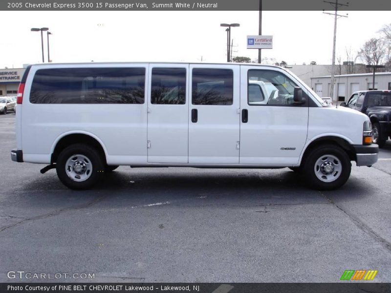 Summit White / Neutral 2005 Chevrolet Express 3500 15 Passenger Van