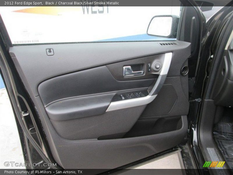 Black / Charcoal Black/Silver Smoke Metallic 2012 Ford Edge Sport