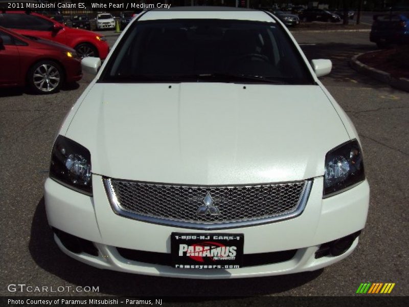 White Pearl / Medium Gray 2011 Mitsubishi Galant ES