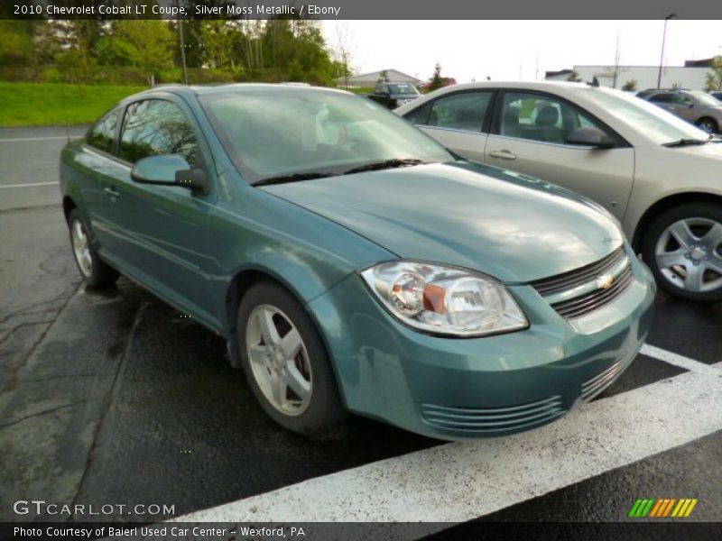 Silver Moss Metallic / Ebony 2010 Chevrolet Cobalt LT Coupe