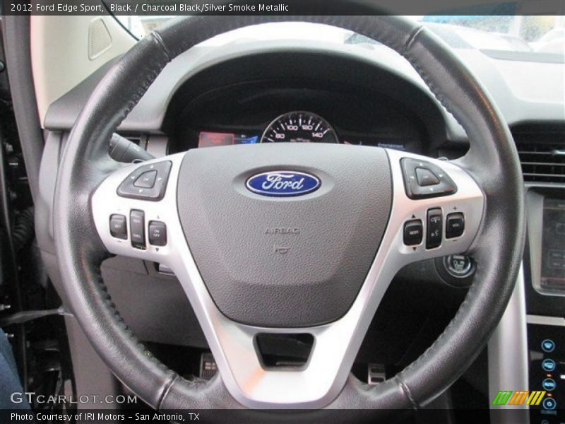 Black / Charcoal Black/Silver Smoke Metallic 2012 Ford Edge Sport