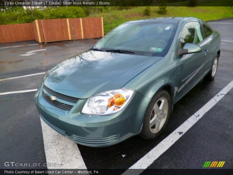 Silver Moss Metallic / Ebony 2010 Chevrolet Cobalt LT Coupe