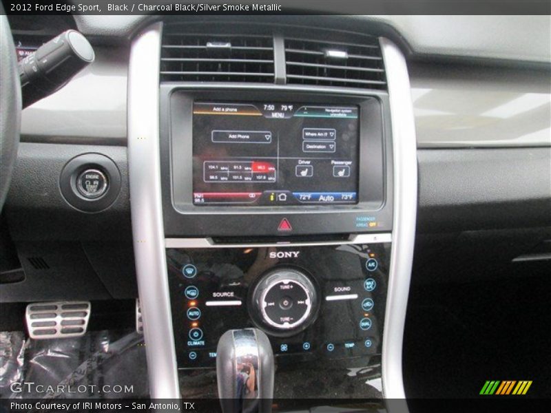 Black / Charcoal Black/Silver Smoke Metallic 2012 Ford Edge Sport