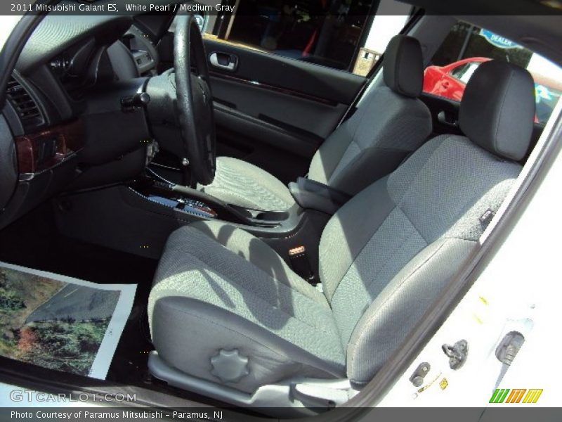 White Pearl / Medium Gray 2011 Mitsubishi Galant ES