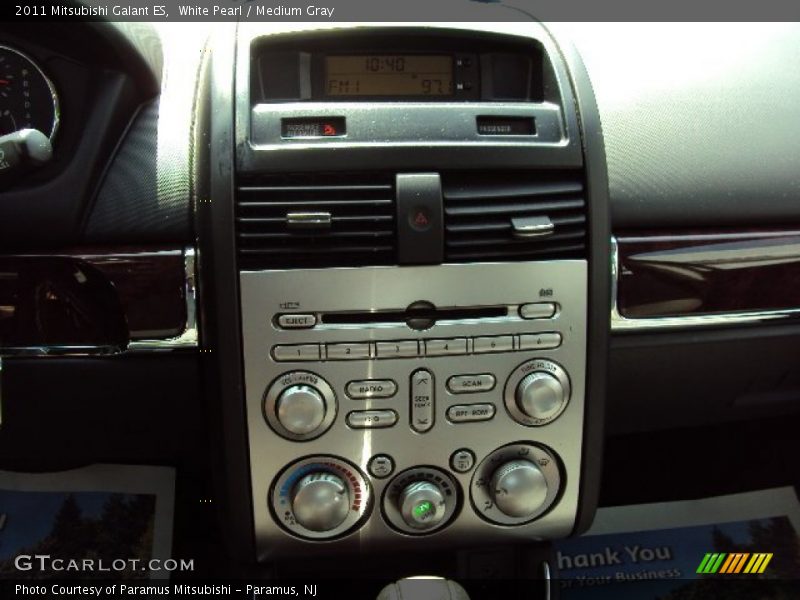 White Pearl / Medium Gray 2011 Mitsubishi Galant ES