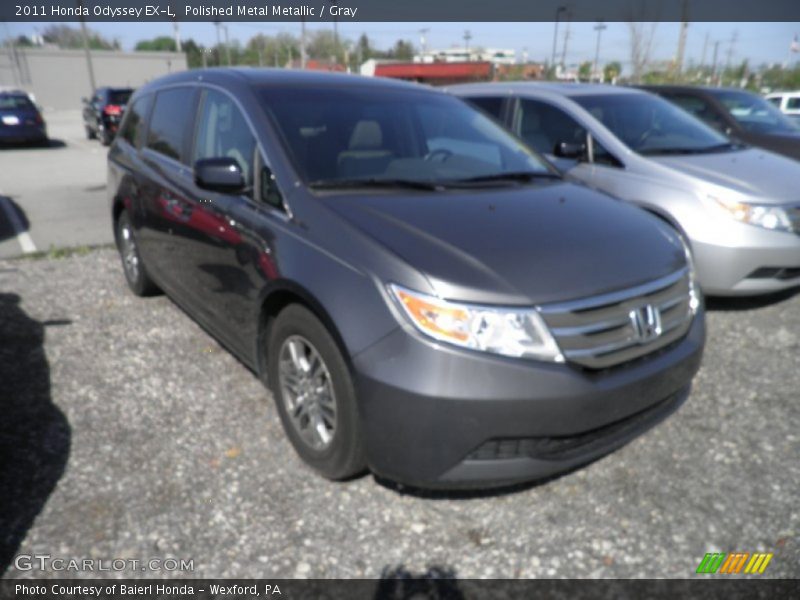 Polished Metal Metallic / Gray 2011 Honda Odyssey EX-L