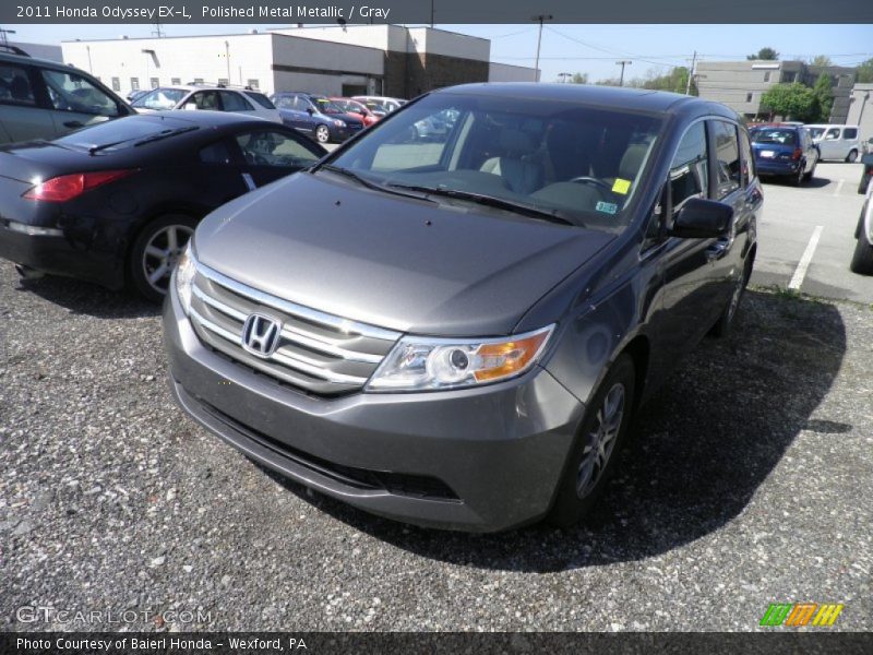 Polished Metal Metallic / Gray 2011 Honda Odyssey EX-L