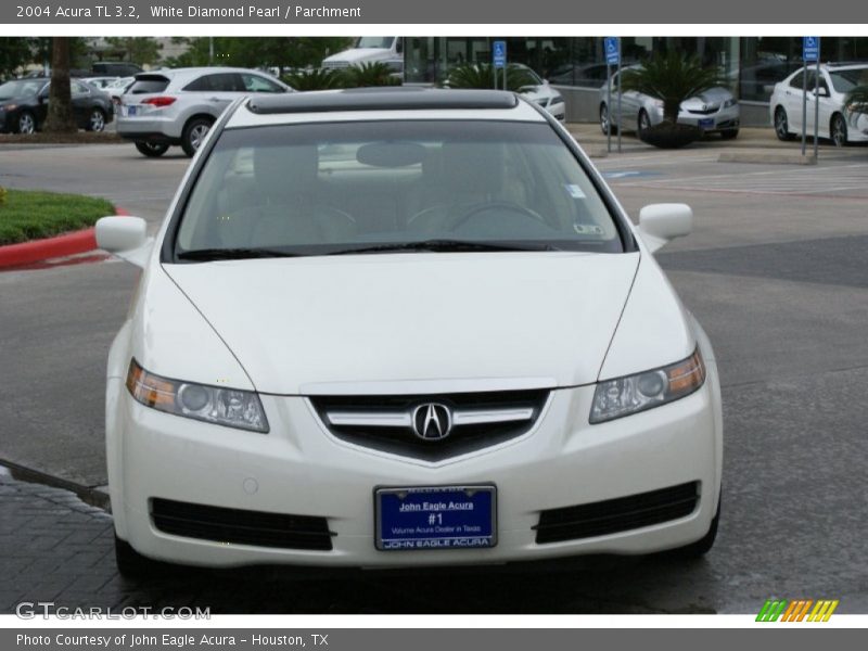 White Diamond Pearl / Parchment 2004 Acura TL 3.2