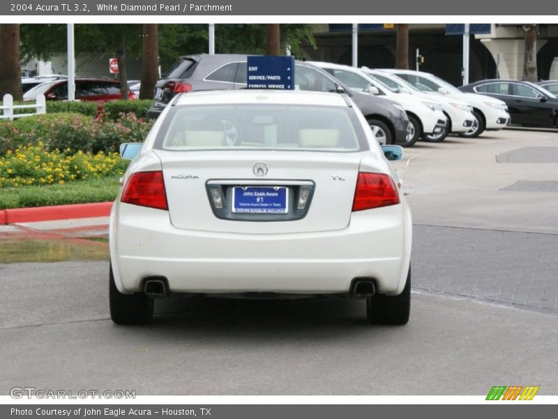 White Diamond Pearl / Parchment 2004 Acura TL 3.2
